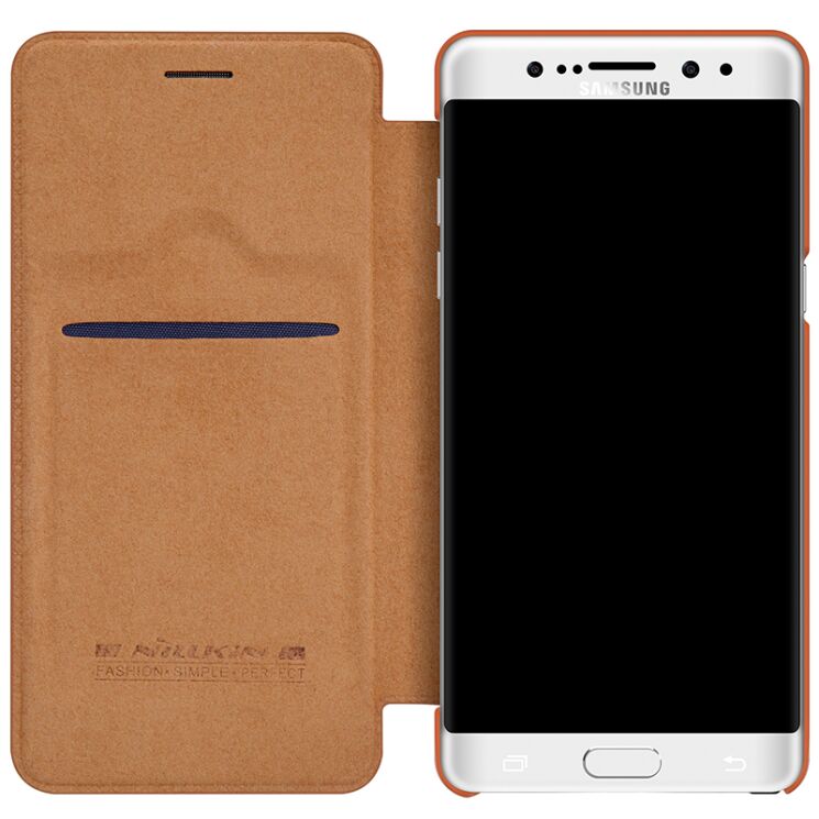 Чехол-книжка NILLKIN Qin Series для Samsung Galaxy Note 7 (N930) - Brown: фото 4 из 16