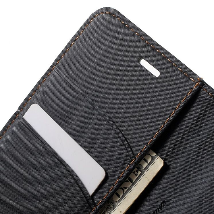 Чохол-книжка ROAR KOREA Cloth Texture для Xiaomi Redmi Note 4 - Black: фото 5 з 6