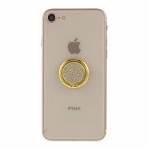 Кільце-тримач для смартфона Deexe Plaid Series - Gold: фото 1 з 6