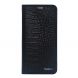 Кожаный чехол NUOKU Croc Series для Samsung Galaxy S7 edge (G935) - Black (111474B). Фото 1 из 6