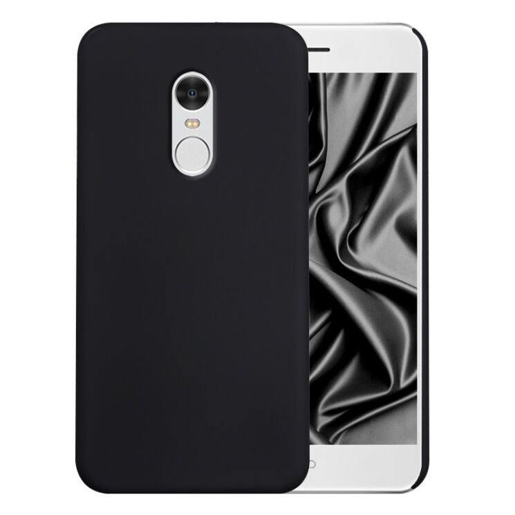 Пластиковий чохол Deexe Hard Shell для Xiaomi Redmi Note 4X - Black: фото 1 з 4