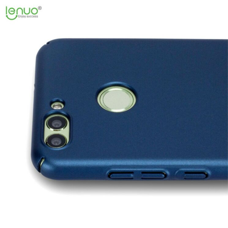 Пластиковый чехол LENUO Silky Touch для Huawei Nova 2 - Blue: фото 5 из 10
