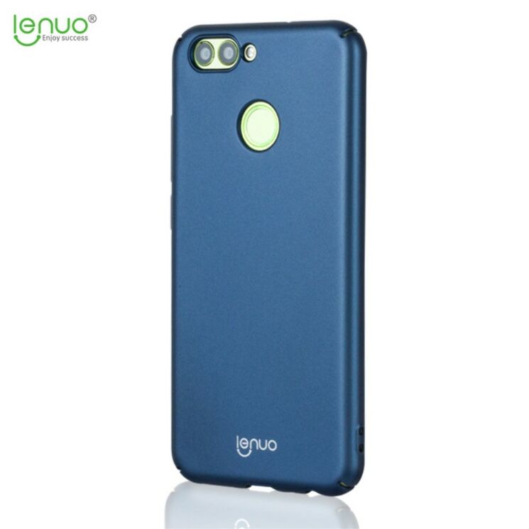 Пластиковый чехол LENUO Silky Touch для Huawei Nova 2 - Blue: фото 3 из 10