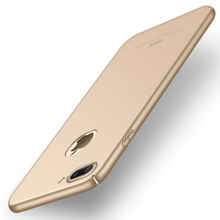 Пластиковый чехол MSVII Hard Case для iPhone 7 Plus - Gold: фото 2 из 3