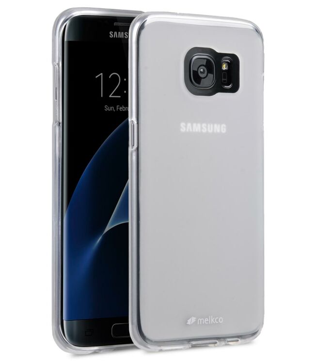 Силиконовая накладка MELKCO Poly Jacket для Samsung Galaxy S7 edge (G935) + пленка - Transparent: фото 1 з 7