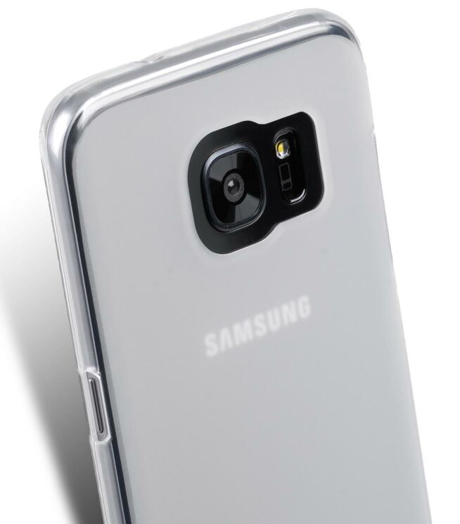 Силиконовая накладка MELKCO Poly Jacket для Samsung Galaxy S7 edge (G935) + пленка - Transparent: фото 6 з 7