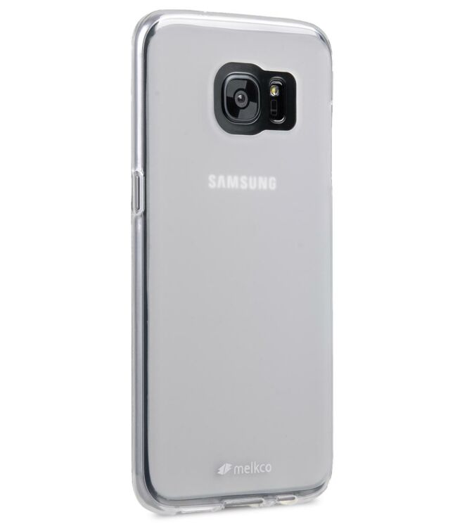 Силиконовая накладка MELKCO Poly Jacket для Samsung Galaxy S7 edge (G935) + пленка - Transparent: фото 2 из 7