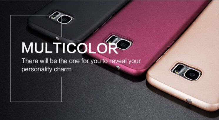 Силиконовый чехол X-LEVEL Matte для Samsung Galaxy S7 edge (G935) - Black: фото 7 из 15
