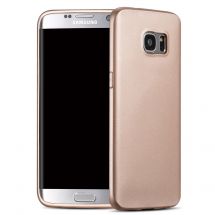 Силиконовый чехол X-LEVEL Matte для Samsung Galaxy S7 edge (G935) - Gold: фото 1 из 15