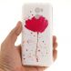 Силиконовый (TPU) чехол Deexe Life Style для Xiaomi Redmi 4 - Red Flower (132311A). Фото 5 из 6