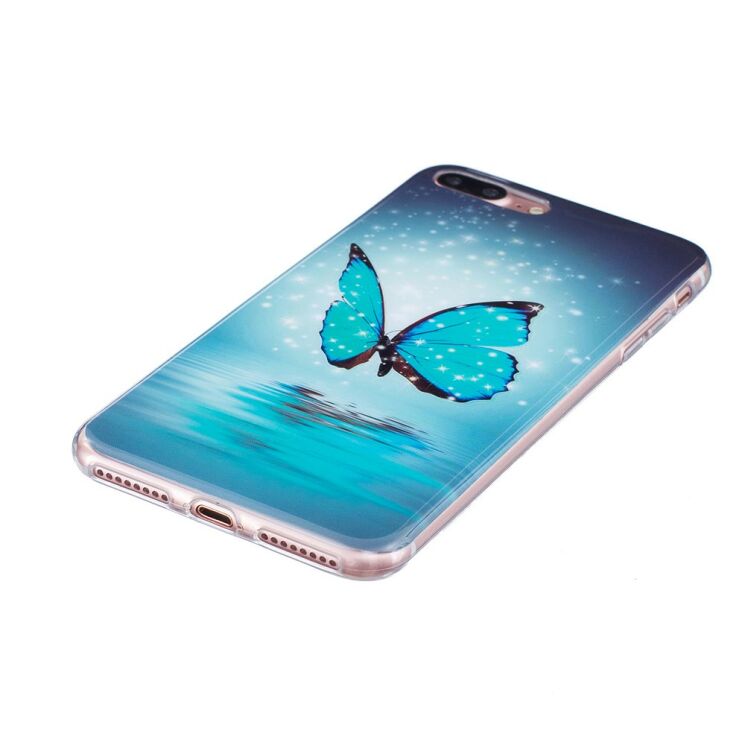 Силіконовий (TPU) чохол Deexe LumiCase для iPhone 7 Plus / iPhone 8 Plus - Butterfly Pattern: фото 4 з 7