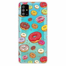 Силиконовый (TPU) чехол Deexe Pretty Glossy для Samsung Galaxy S20 Plus (G985) - Donuts: фото 1 из 5