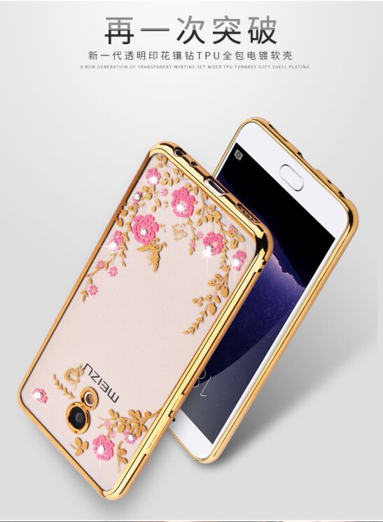 Силіконовий (TPU) чохол Deexe Shiny Cover для Meizu M5s - Gold: фото 3 з 6