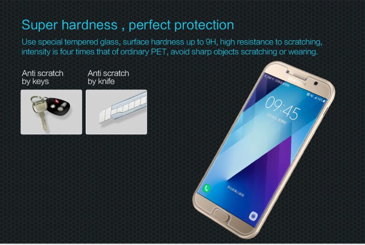 Защитное стекло NILLKIN Amazing H для Samsung Galaxy A5 2017 (A520): фото 3 из 13