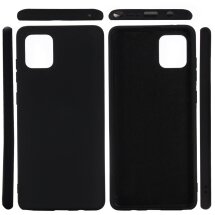Защитный чехол Deexe Silicone Case для Samsung Galaxy Note 10 Lite (N770) - Black: фото 1 из 5
