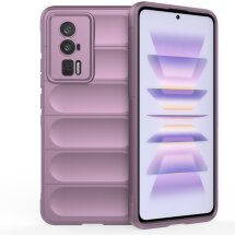 Защитный чехол Deexe Terra Case для Xiaomi Poco F5 Pro / Redmi K60 / Redmi K60 Pro - Light Purple: фото 1 из 11