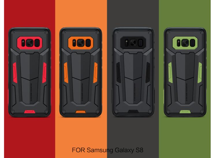 Защитный чехол NILLKIN Defender II для Samsung Galaxy S8 (G950) - Orange: фото 8 из 15