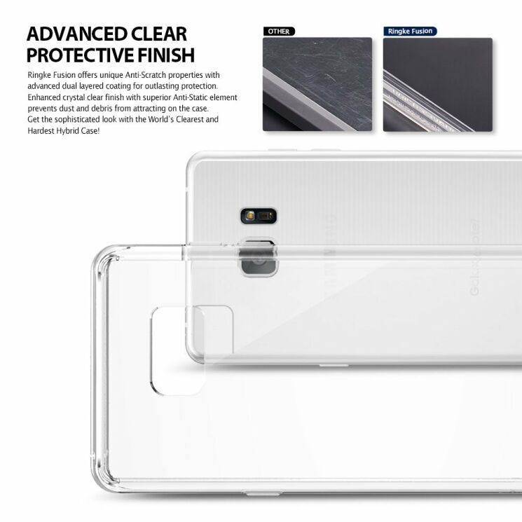 Захисний чохол RINGKE Fusion для Samsung Galaxy Note 7 (N930) - Transparent: фото 4 з 7