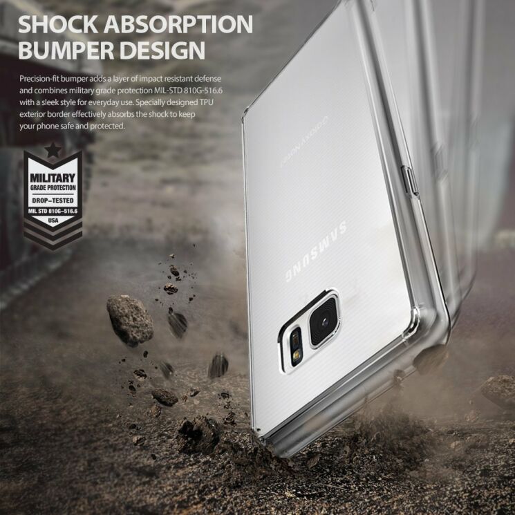 Защитный чехол RINGKE Fusion для Samsung Galaxy Note 7 (N930) - Transparent: фото 6 из 7