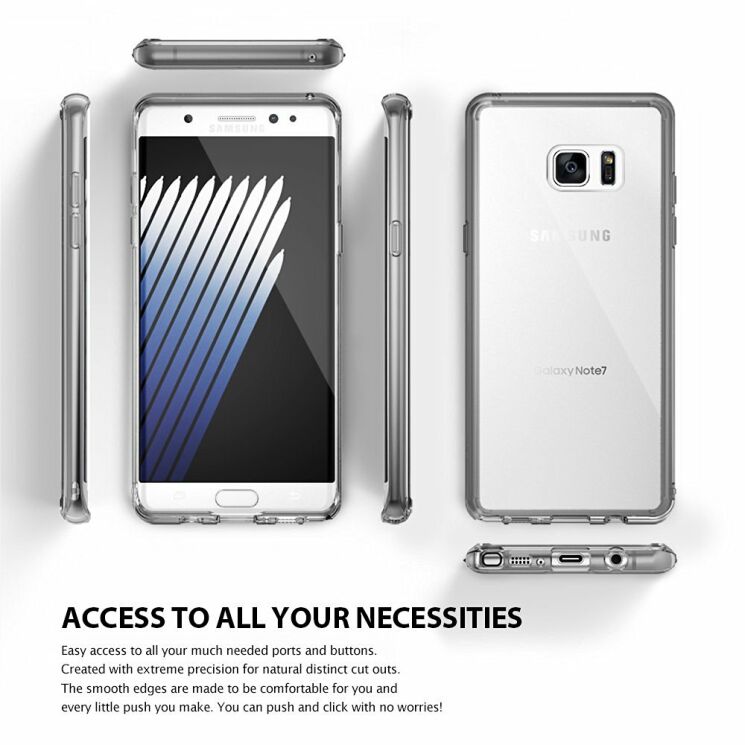 Захисний чохол RINGKE Fusion для Samsung Galaxy Note 7 (N930) - Transparent: фото 3 з 7