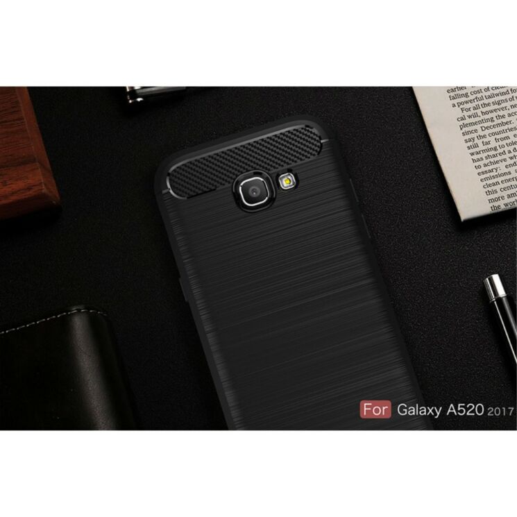 Защитный чехол UniCase Carbon для Samsung Galaxy A5 2017 (A520) - Black: фото 2 из 11