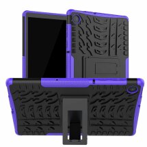 Защитный чехол UniCase Combo для Lenovo Tab M10 Plus 1/2 Gen (TB-X606) - Black / Purple: фото 1 из 9