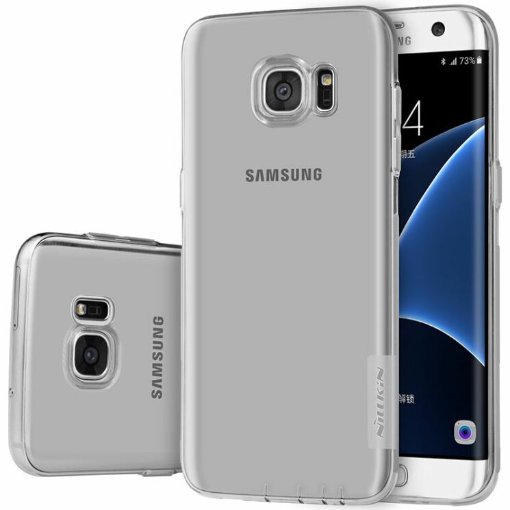 Силиконовая накладка NILLKIN Nature TPU для Samsung Galaxy S7 Edge (G935) - Gray: фото 1 из 16