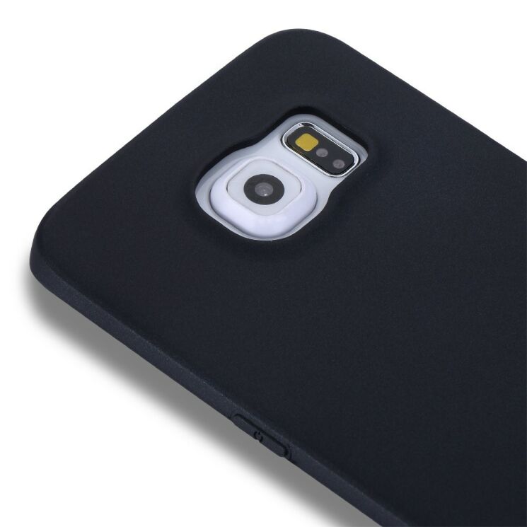 Силиконовый (TPU) чехол X-LEVEL Matte для Samsung Galaxy S6 edge (G925) - Black: фото 2 из 11