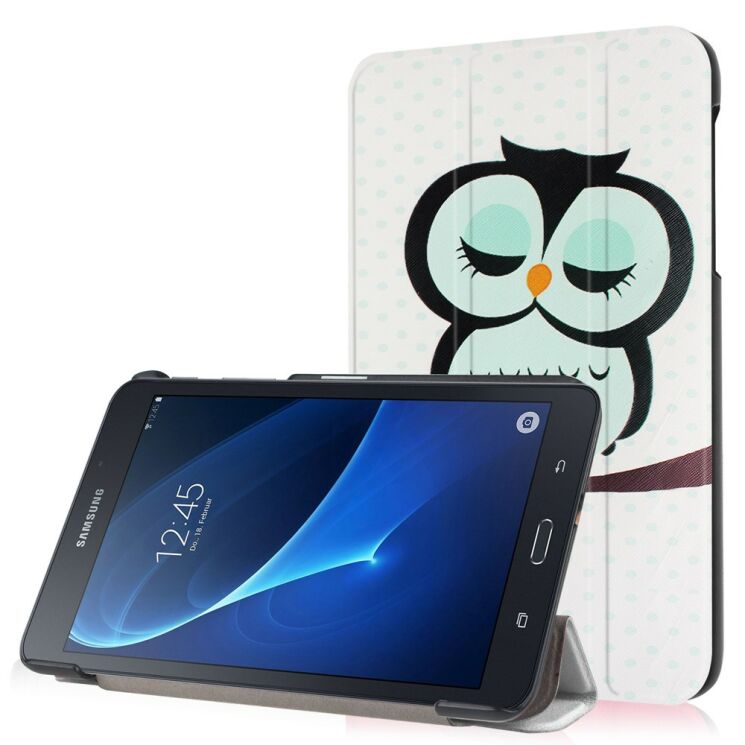 Чохол UniCase Life Style для Samsung Galaxy Tab A 7.0 2016 (T280/T285) - Sleepy Owl: фото 1 з 8