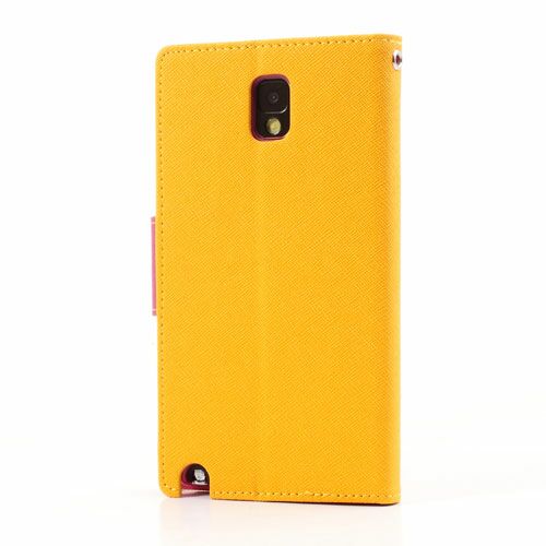 Чохол Mercury Cross Series для Samsung Galaxy Note 3 (N9000) - Yellow: фото 2 з 7