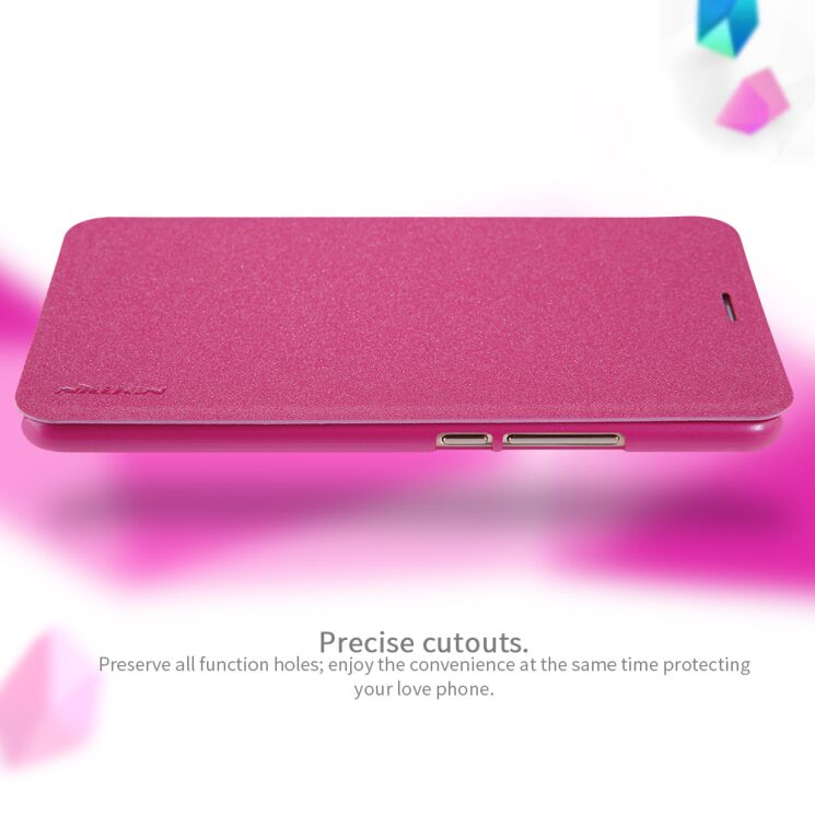 Чохол-книжка NILLKIN Sparkle Series для Meizu Pro 6 Plus - Rose: фото 11 з 15