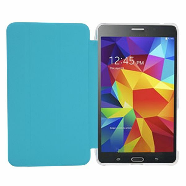Чехол Deexe Toothpick Texture для Samsung Tab 4 7.0 (T230/231) - Turquoise: фото 4 из 7