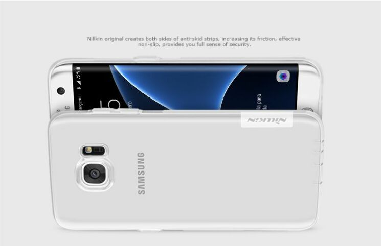 Силиконовая накладка NILLKIN Nature TPU для Samsung Galaxy S7 Edge (G935) - Transparent: фото 16 з 16