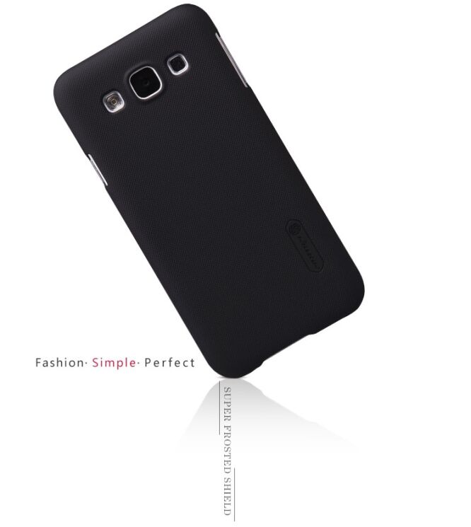 Пластиковая накладка Nillkin Frosted Shield для Samsung Galaxy E5 (E500) - Black: фото 9 з 12