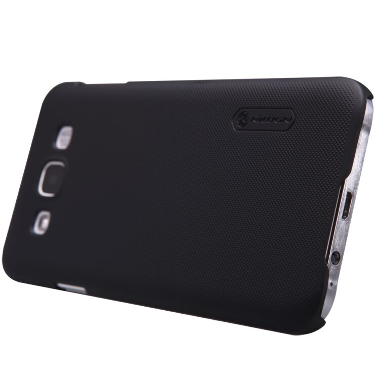 Пластиковая накладка Nillkin Frosted Shield для Samsung Galaxy E5 (E500) - Black: фото 4 из 12