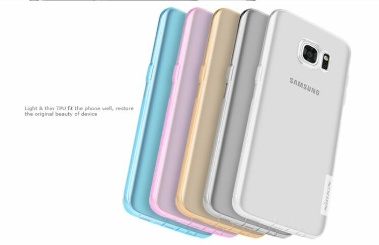Силиконовая накладка NILLKIN Nature TPU для Samsung Galaxy S7 Edge (G935) - Transparent: фото 11 з 16