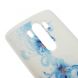 Deexe Flower Pattern! Силиконовая накладка для LG G3 (D855) - Blue Lily (G3-8514H). Фото 4 из 6
