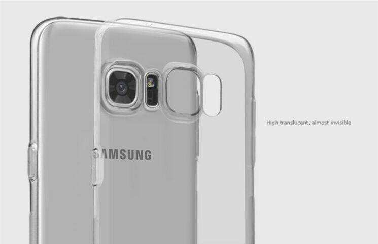 Силиконовая накладка NILLKIN Nature TPU для Samsung Galaxy S7 Edge (G935) - Gray: фото 10 з 16