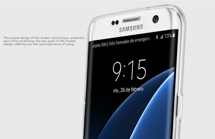 Силиконовая накладка NILLKIN Nature TPU для Samsung Galaxy S7 Edge (G935) - Transparent: фото 13 из 16