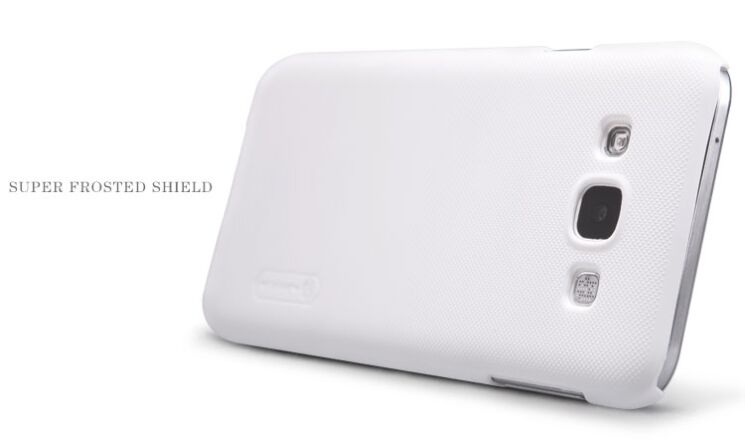 Пластиковая накладка Nillkin Frosted Shield для Samsung Galaxy E5 (E500) - White: фото 8 з 12