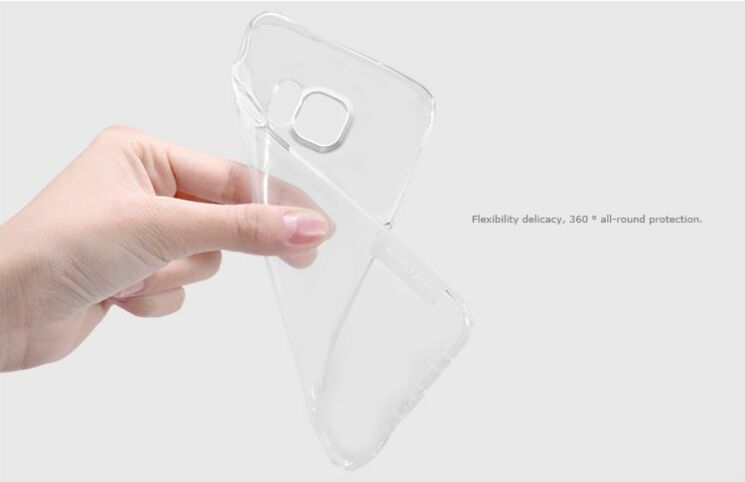 Силиконовая накладка NILLKIN Nature TPU для Samsung Galaxy S7 Edge (G935) - Transparent: фото 12 з 16