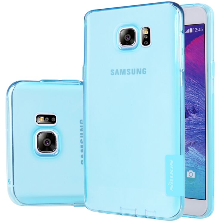 Силиконовая накладка NILLKIN Nature TPU для Samsung Galaxy Note 5 (N920) - Blue: фото 1 з 17