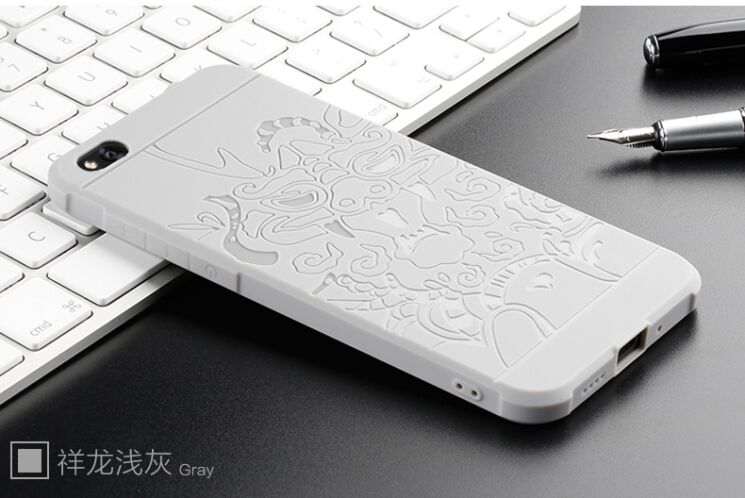 Защитный чехол UniCase Dragon Style для Xiaomi Mi5X / Mi A1 - Grey: фото 3 из 3