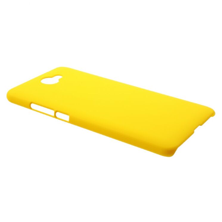 Пластиковый чехол Deexe Hard Shell для Huawei Y7 - Yellow: фото 2 из 3