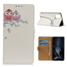 Чехол Deexe Life Style Wallet для Samsung Galaxy M51 (M515) - Couple Owls: фото 1 из 6