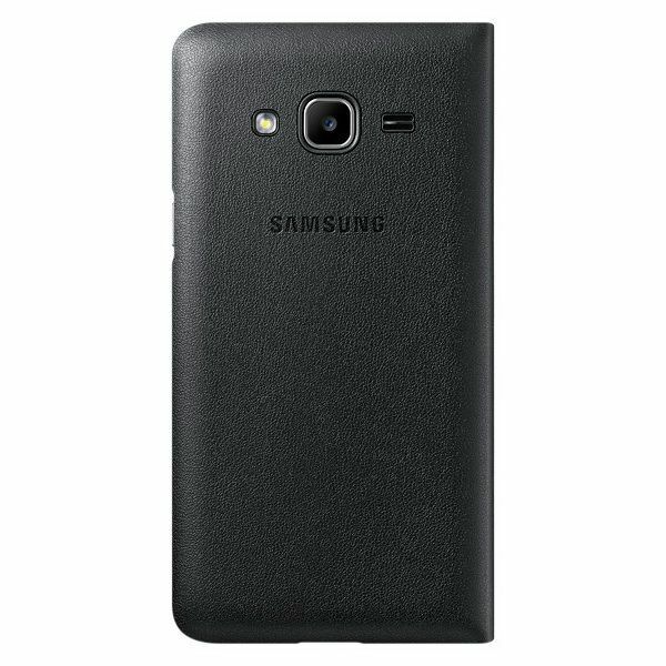 Чехол Flip Wallet для Samsung Galaxy J3 2016 (J320) EF-WJ320P - Black: фото 3 из 4
