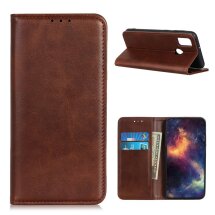 Чохол-книжка Deexe Wallet Case для OnePlus Nord N10 - Brown: фото 1 з 10
