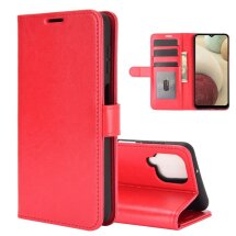 Чехол-книжка Deexe Wallet Style для Samsung Galaxy A12 (A125) / A12 Nacho (A127) / M12 (M127) - Red: фото 1 из 8