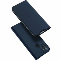 Чохол-книжка DUX DUCIS Skin Pro для Samsung Galaxy M11 (M115) - Dark Blue: фото 1 з 9