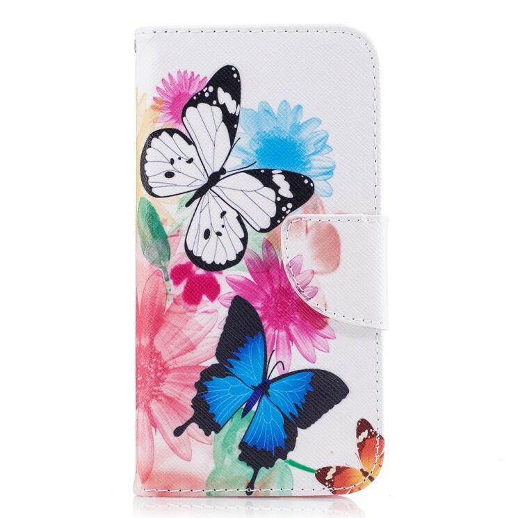Чехол-книжка UniCase Color Wallet для Samsung Galaxy J7 2017 (J730) - Butterfly in Flowers: фото 2 из 8